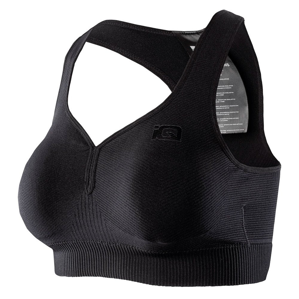 Black - Side - IQ Womens-Ladies Irakia Sports Bra