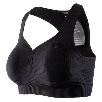 Black - Side - IQ Womens-Ladies Irakia Sports Bra