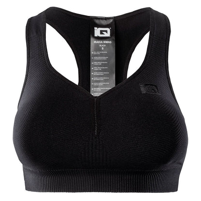 Black - Front - IQ Womens-Ladies Irakia Sports Bra