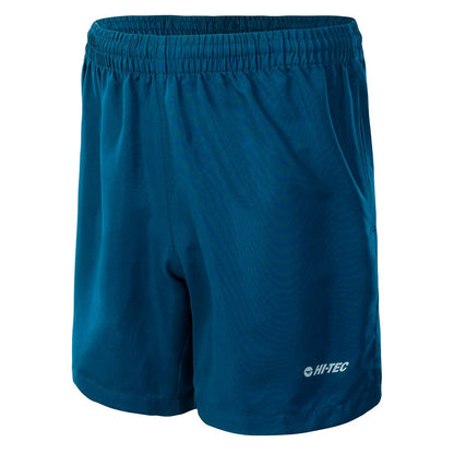 Poseidon Blue - Side - Hi-Tec Childrens-Kids Matt Shorts