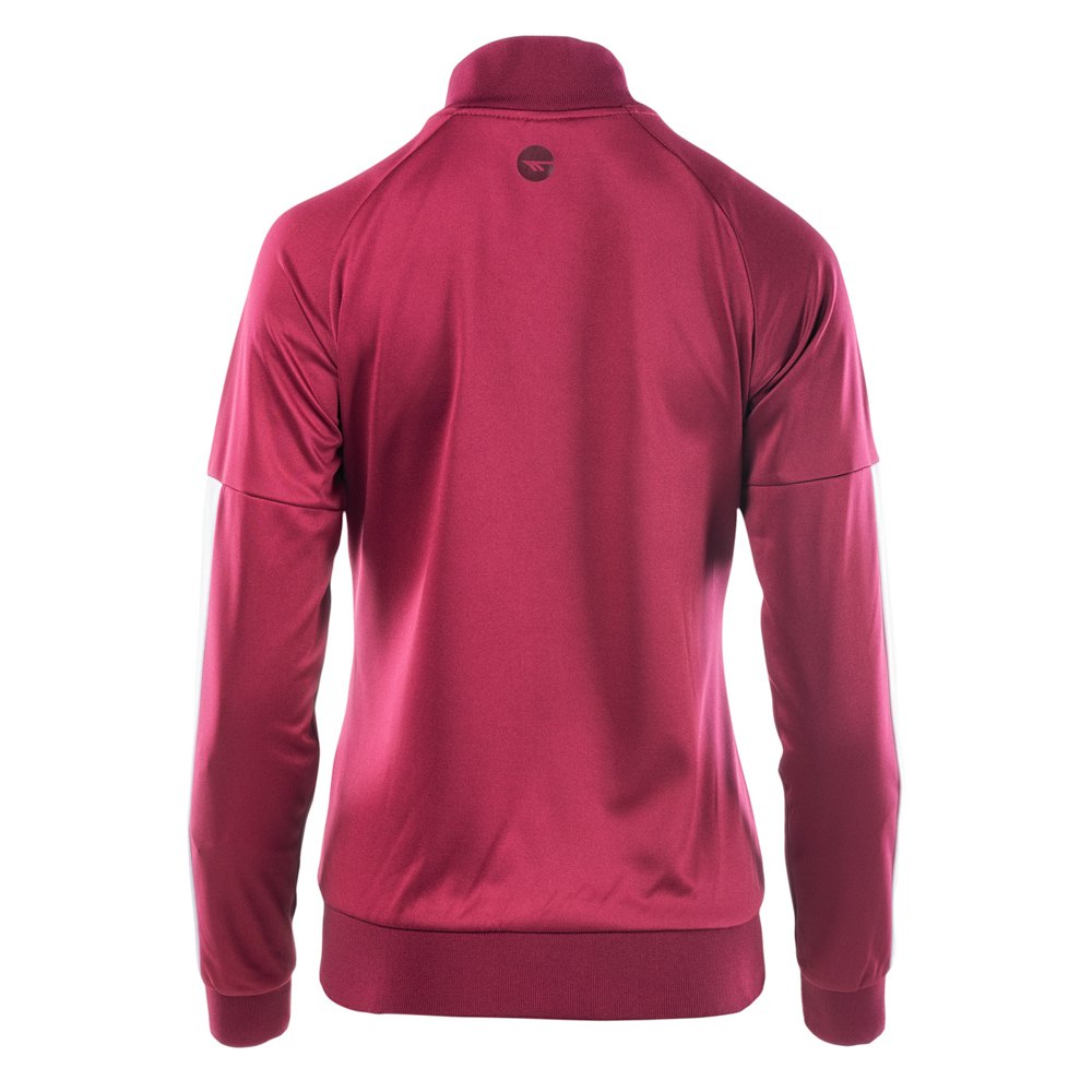 Beetroot Red-White - Back - Hi-Tec Womens-Ladies Delian Jacket