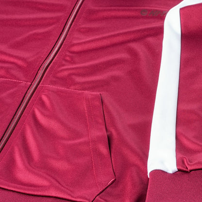 Beetroot Red-White - Pack Shot - Hi-Tec Womens-Ladies Delian Jacket