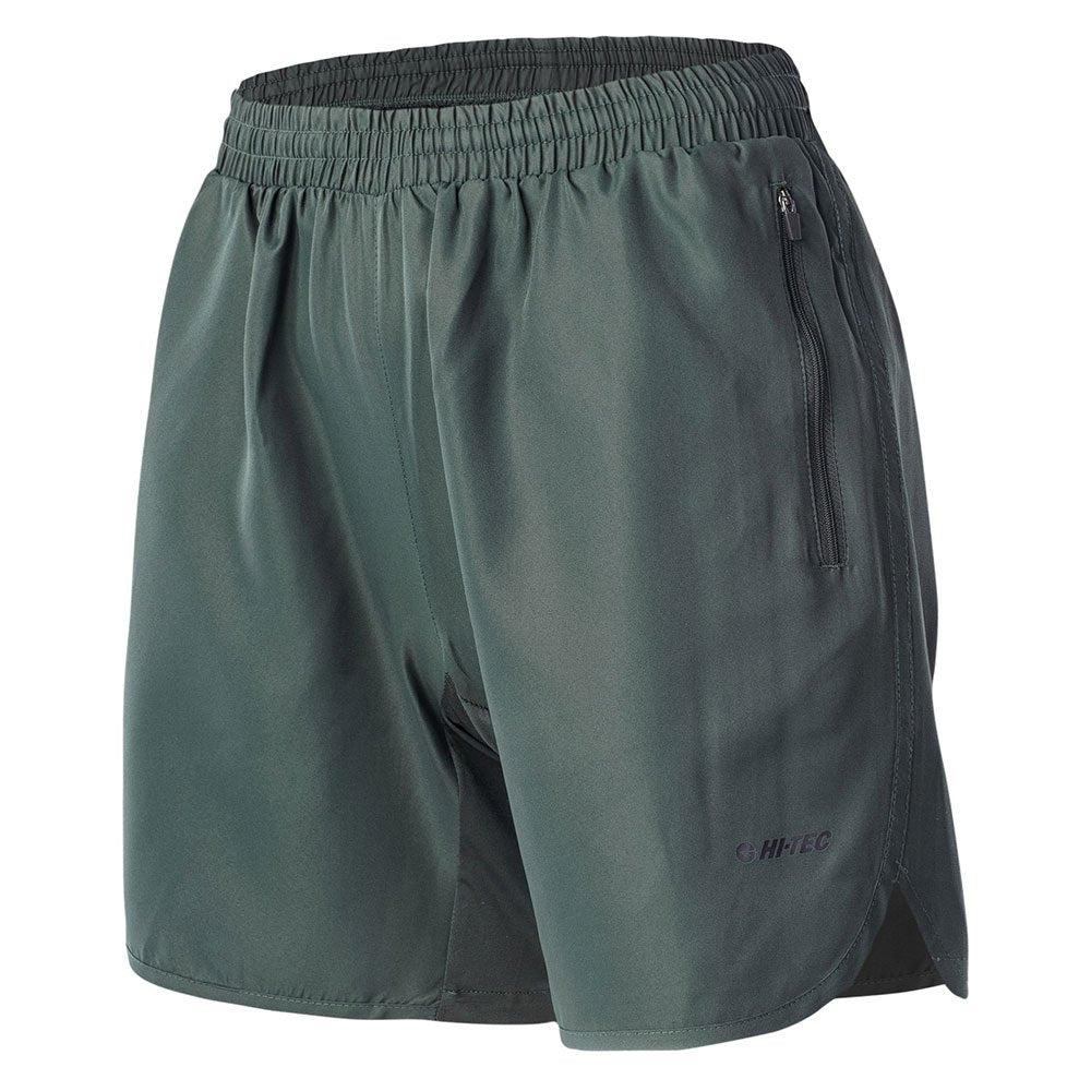 Darkest Spruce - Side - Hi-Tec Mens Hicko Training Shorts
