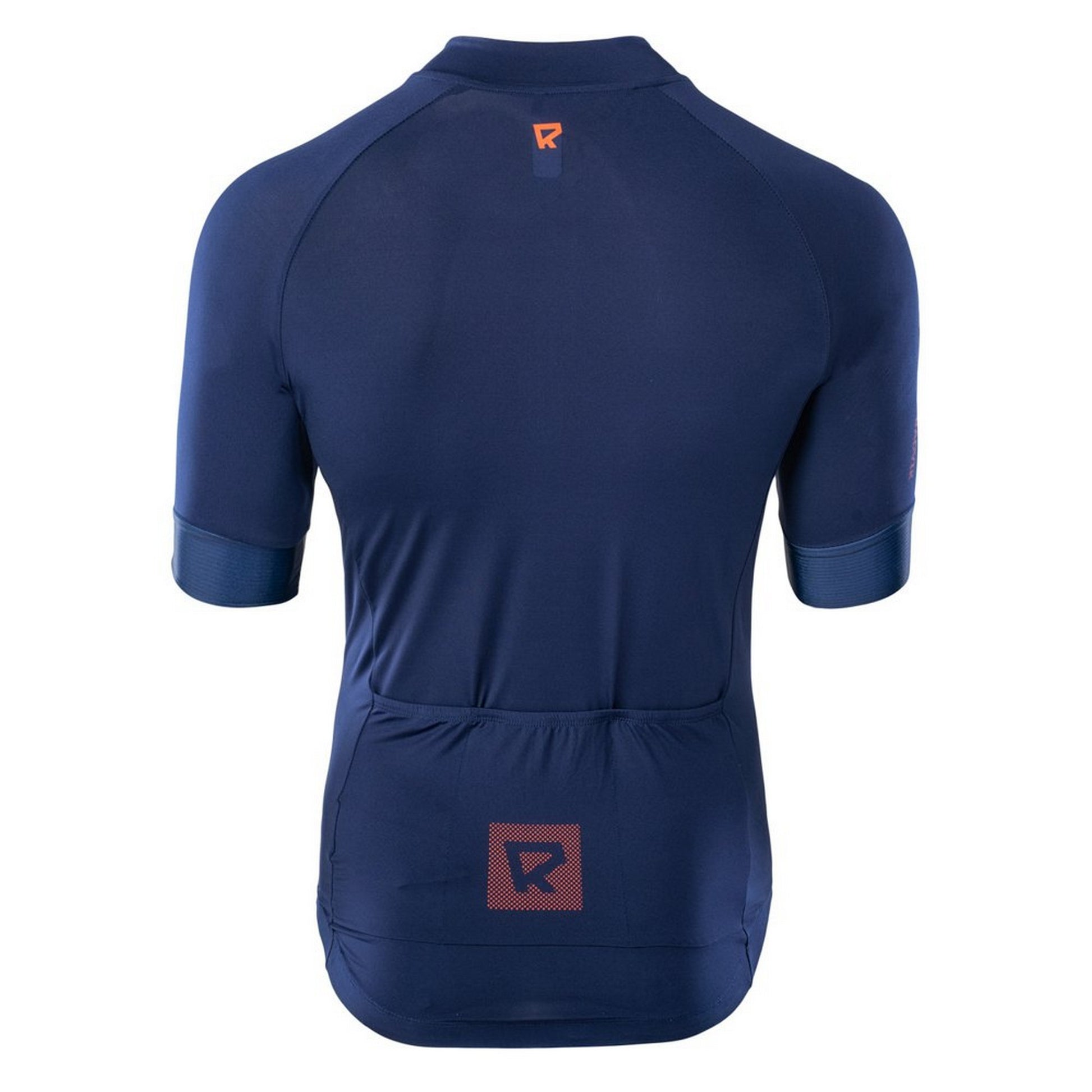 Medieval Blue-Tangerine Tango - Back - Radvik Mens Alpha Gts Cycling Jersey