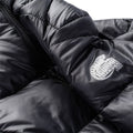 Black - Close up - Iguana Womens-Ladies Mabel Quilted Padded Jacket