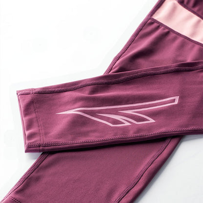 Amaranth-Polignac - Pack Shot - Hi-Tec Womens-Ladies Lady Talika Training Leggings