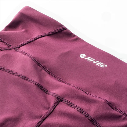 Amaranth-Polignac - Close up - Hi-Tec Womens-Ladies Lady Talika Training Leggings