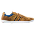 Camel - Side - Iguana Mens Owen Suede Trainers