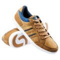 Camel - Close up - Iguana Mens Owen Suede Trainers