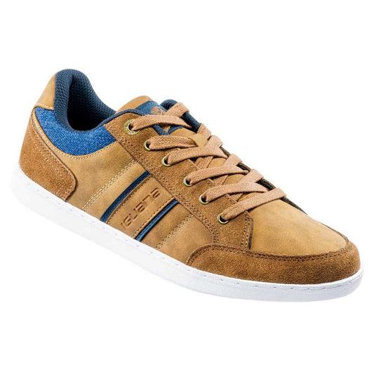 Camel - Front - Iguana Mens Owen Suede Trainers