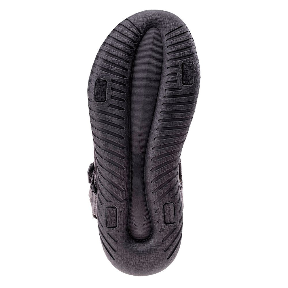Grey-Black - Side - Hi-Tec Childrens-Kids Apodis Sandals