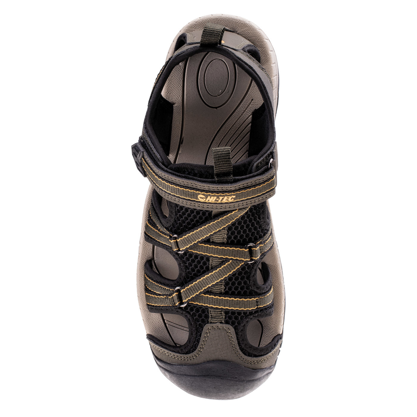 Khaki-Corn - Back - Hi-Tec Mens Camidio Sandals
