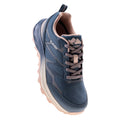 Smokey Blue-Light Pink-Beige - Close up - Hi-Tec Womens-Ladies Visati Outdoor Walking Shoes