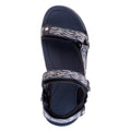 Navy Blazer-Black - Side - Hi-Tec Mens Hanar Sandals