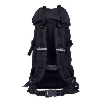 Black-Black - Back - Hi-Tec Tosca 50L Hiking Backpack