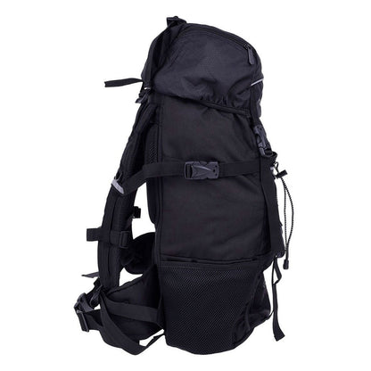 Black-Black - Side - Hi-Tec Tosca 50L Hiking Backpack