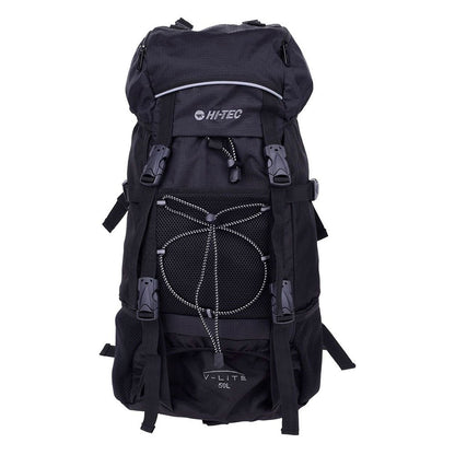 Black-Black - Front - Hi-Tec Tosca 50L Hiking Backpack