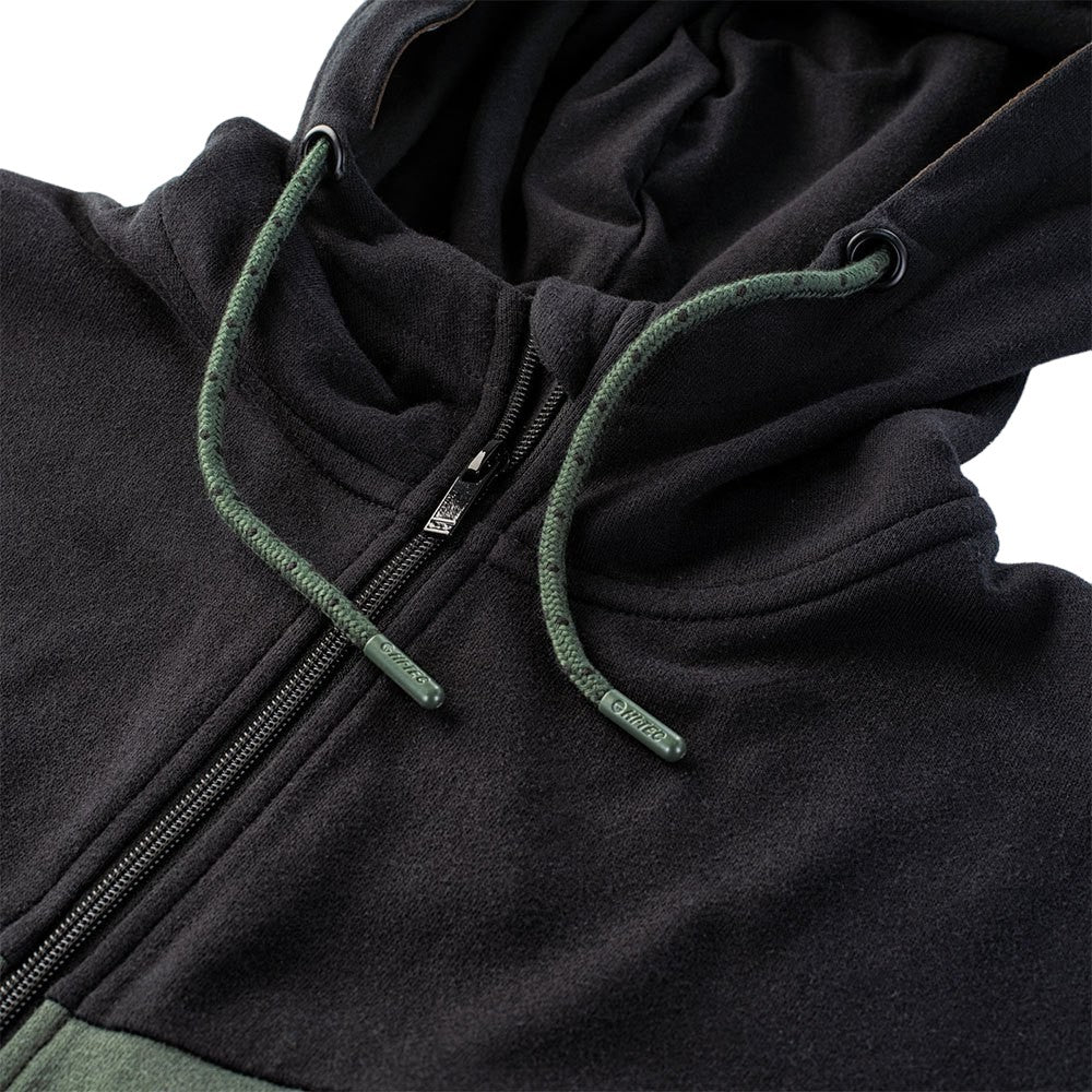 Deep Forest-Black - Lifestyle - Hi-Tec Mens Sabarin Full Zip Hoodie