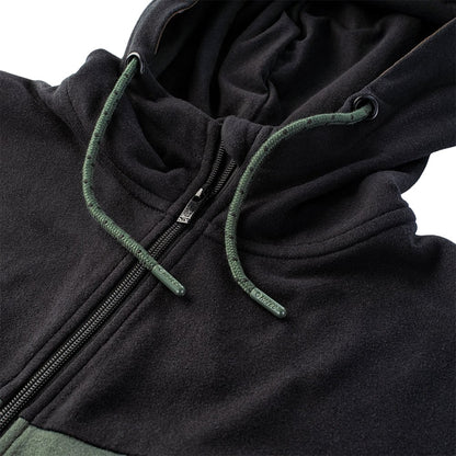 Deep Forest-Black - Lifestyle - Hi-Tec Mens Sabarin Full Zip Hoodie