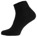 Black-White - Side - Iguana Unisex Adult Fasin Ankle Socks (Pack of 3)