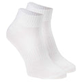 White-Black - Front - Iguana Unisex Adult Fasin Ankle Socks (Pack of 3)