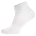 White-Black - Side - Iguana Unisex Adult Fasin Ankle Socks (Pack of 3)