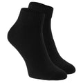 Black-White - Front - Iguana Unisex Adult Fasin Ankle Socks (Pack of 3)