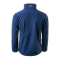 Navy-Orange Red - Back - Hi-Tec Mens Lingen Soft Shell Jacket