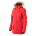 Haute Red-Black - Side - Hi-Tec Womens-Ladies Lasse Ski Jacket