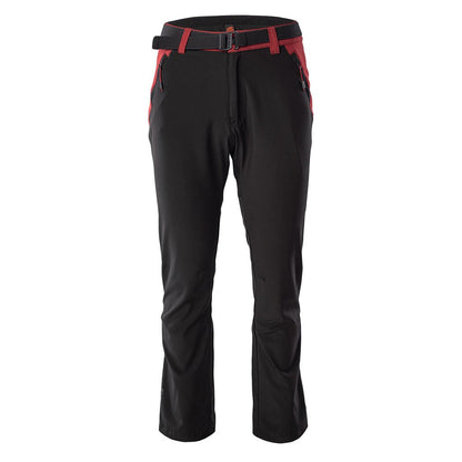 Black-Sundried Tomato - Front - Iguana Mens Avilo Hiking Trousers