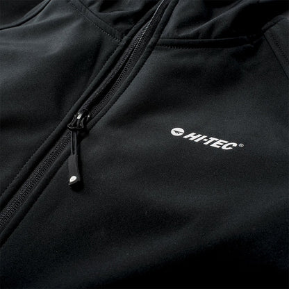 Black - Lifestyle - Hi-Tec Womens-Ladies Narmo Soft Shell Jacket