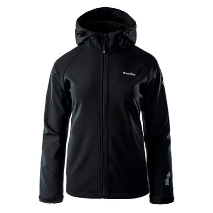 Black - Front - Hi-Tec Womens-Ladies Narmo Soft Shell Jacket
