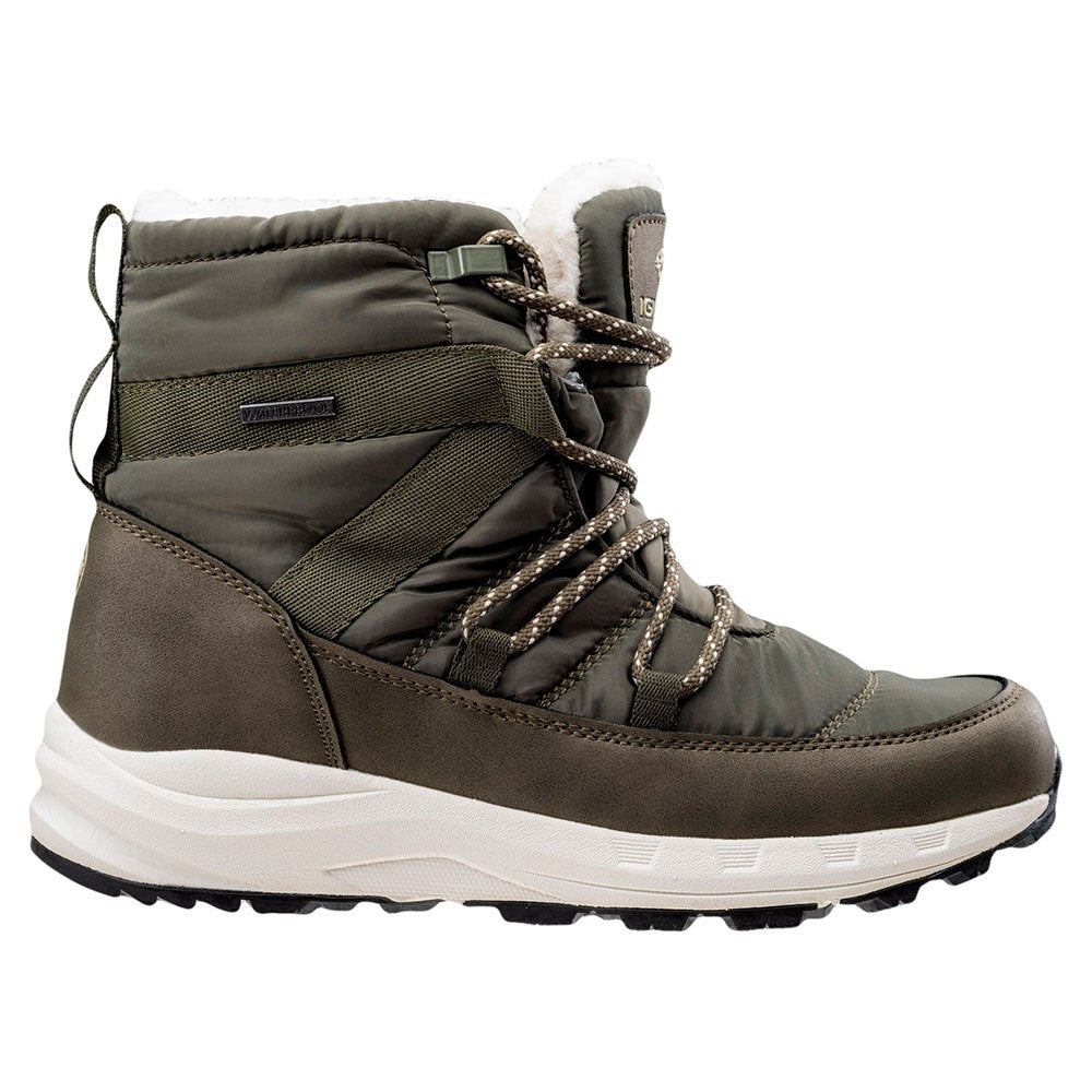 Khaki-Light Khaki - Lifestyle - Iguana Womens-Ladies Palea Mid Cut Snow Boots