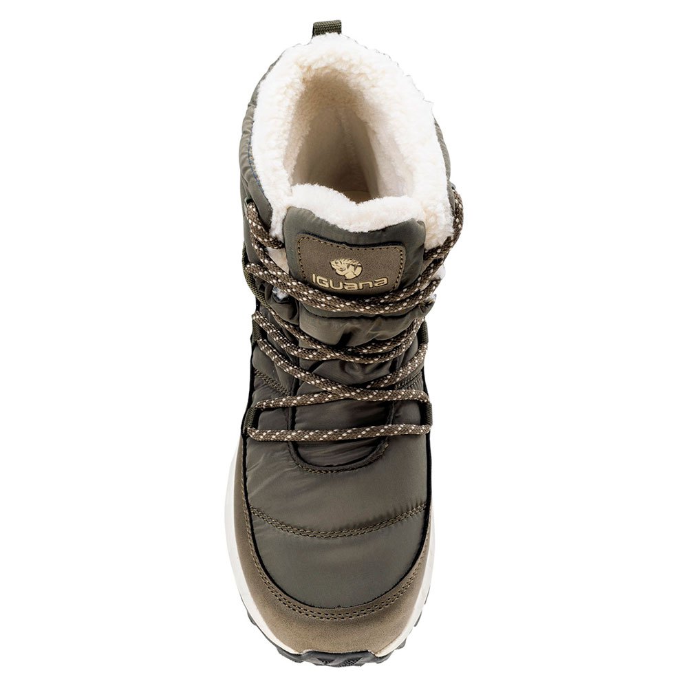 Khaki-Light Khaki - Pack Shot - Iguana Womens-Ladies Palea Mid Cut Snow Boots
