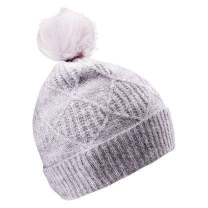 Grey Melange - Back - Iguana Womens-Ladies Carlan Beanie
