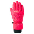 Rose Red-Beet Red - Back - Hi-Tec Childrens-Kids Flam Ski Gloves