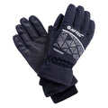 Black - Front - Hi-Tec Childrens-Kids Flam Ski Gloves