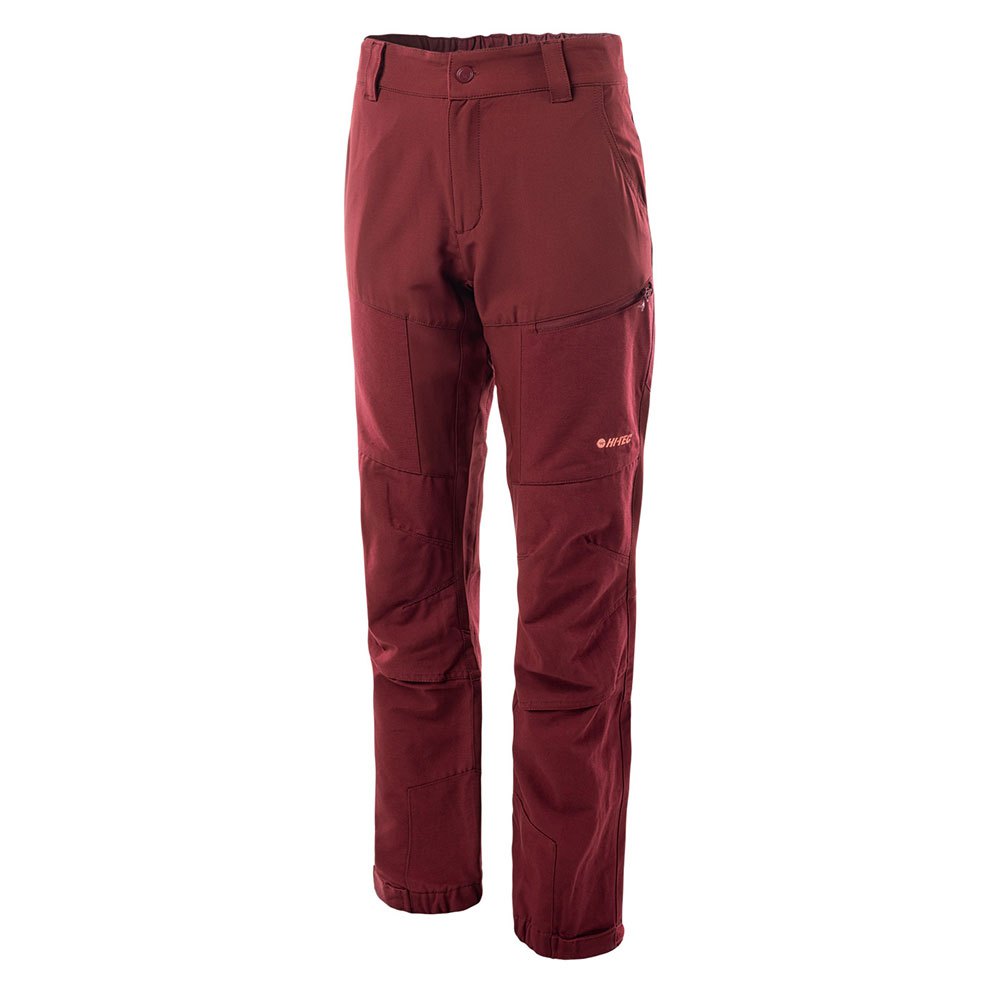 Pomegranate-Fusion Coral - Side - Hi-Tec Womens-Ladies Avaro Ski Trousers