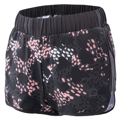 Black - Side - IQ Childrens-Kids Arila II Shorts