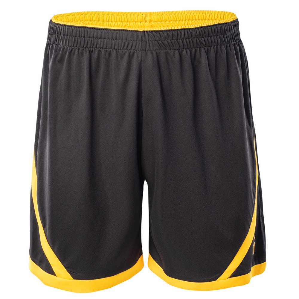 Black Bean-Saffron - Front - Huari Mens Platense II Shorts