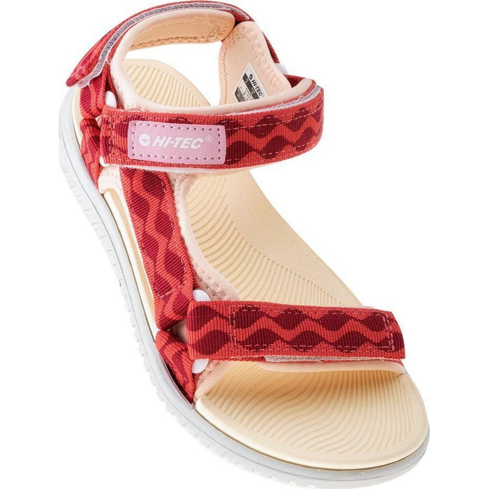 Pink-Beige - Close up - Hi-Tec Womens-Ladies Hanar Sandals