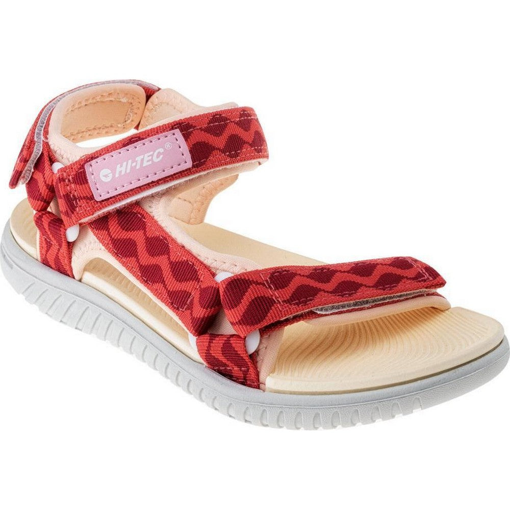 Pink-Beige - Front - Hi-Tec Womens-Ladies Hanar Sandals