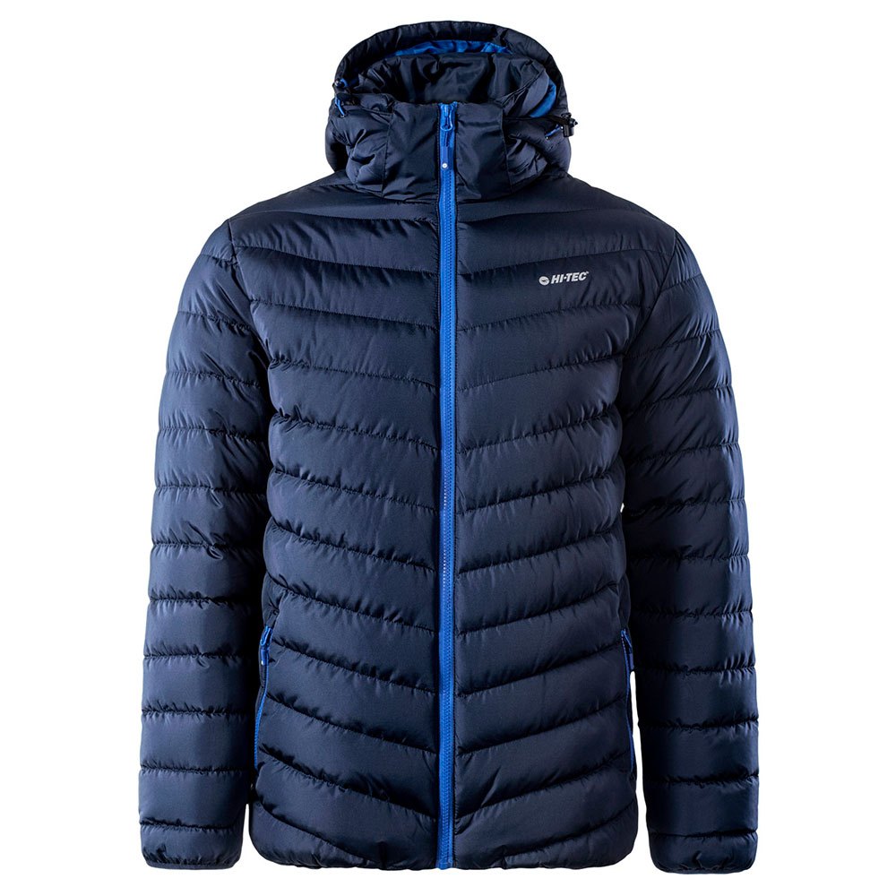 Dress Blue-Lapis Blue - Front - Hi-Tec Mens Michos Padded Jacket