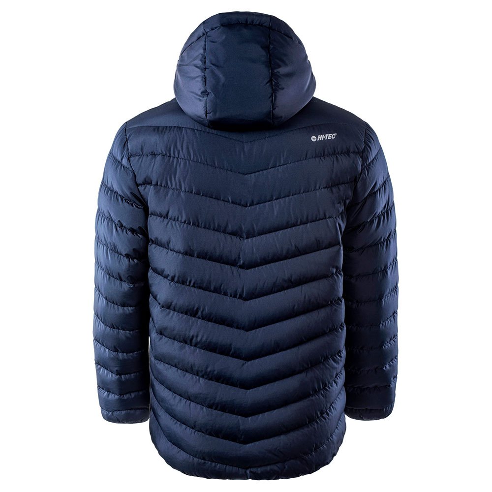 Dress Blue-Lapis Blue - Back - Hi-Tec Mens Michos Padded Jacket