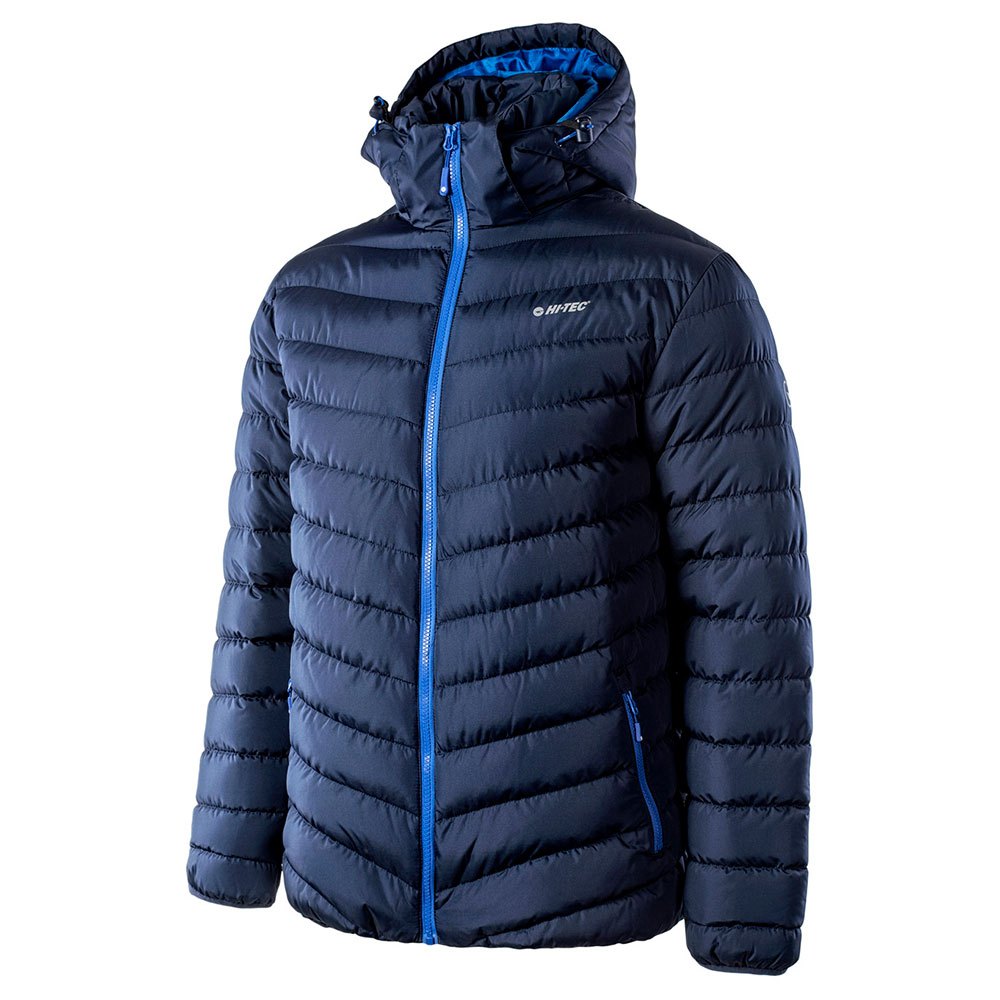Dress Blue-Lapis Blue - Side - Hi-Tec Mens Michos Padded Jacket