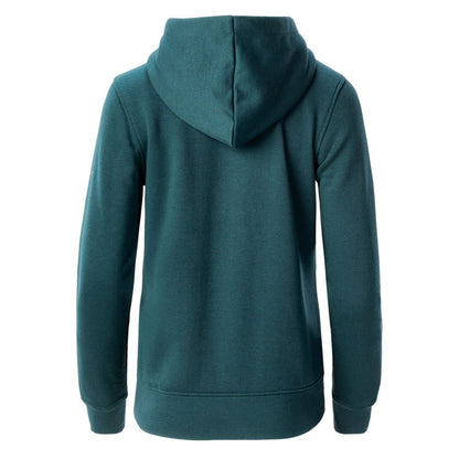 Deep Teal - Back - Hi-Tec Womens-Ladies Silian Full Zip Hoodie