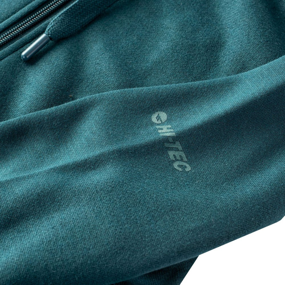 Deep Teal - Pack Shot - Hi-Tec Womens-Ladies Silian Full Zip Hoodie