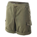 Olive Night - Side - Iguana Womens-Ladies Irim Shorts