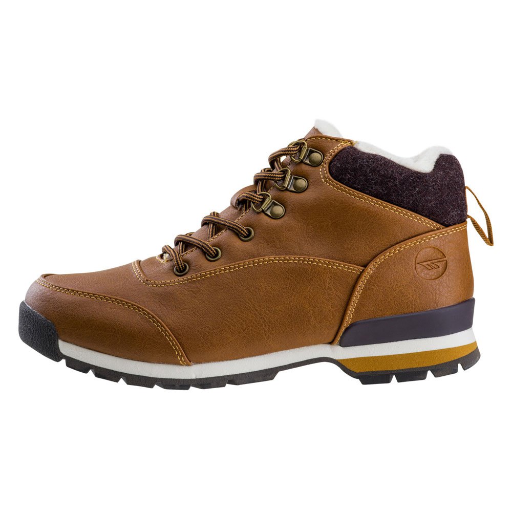 Camel-Dark Brown-Beige - Back - Hi-Tec Womens-Ladies Ladivi Walking Boots