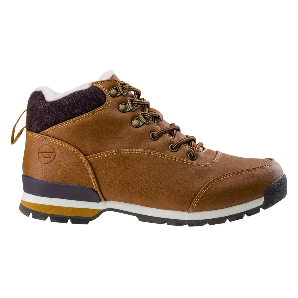 Camel-Dark Brown-Beige - Side - Hi-Tec Womens-Ladies Ladivi Walking Boots
